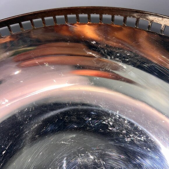 Skyscraper Design Bowl by Richard Meier for Swid Powell Silverplated 1980s 10" - Picture 8 of 16